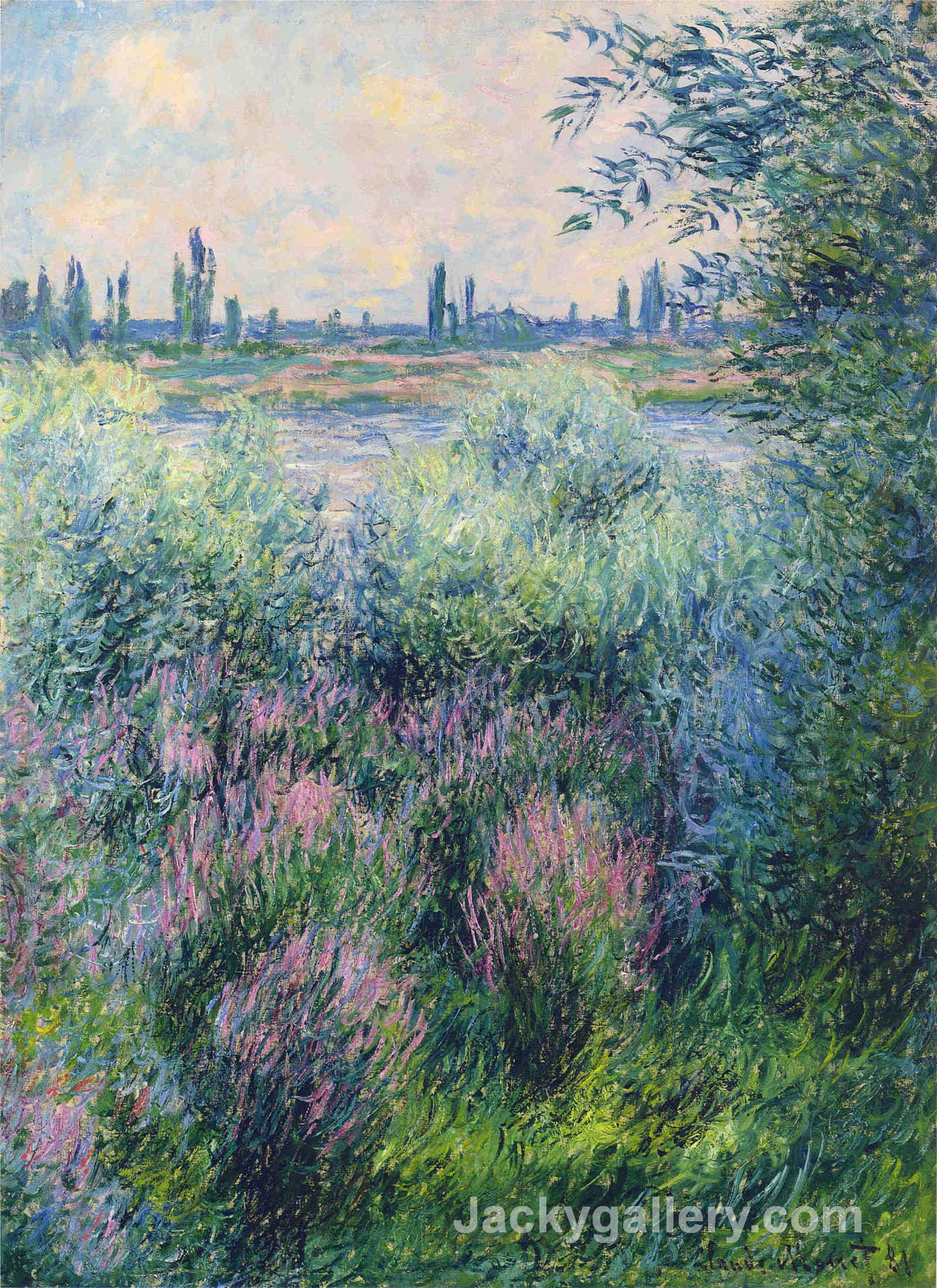Spot on the Banks of the Seine by Claude Monet paintings reproduction